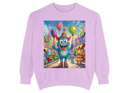 Monster Parade Madness Unisex Garment-Dyed Sweatshirt