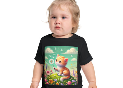 Kitten’s Whispers of Spring Baby Short Sleeve T-Shirt