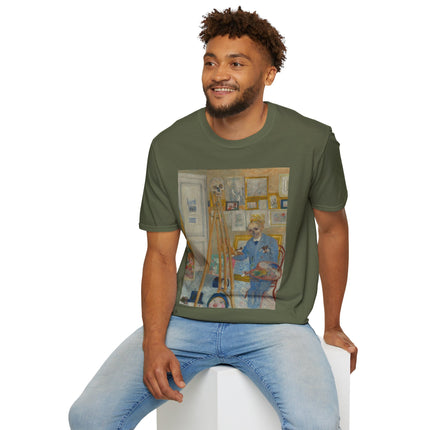 The Skeleton Painter by James Ensor Softstyle T-Shirt