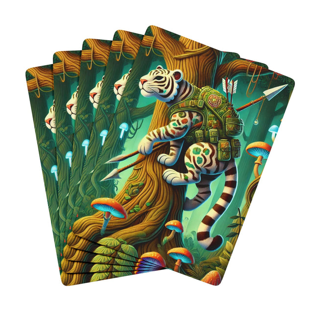 Silent Stripes Playing Cards