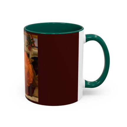 Flaming June by Frederic Leighton Colorful Mugs (11oz, 15oz)