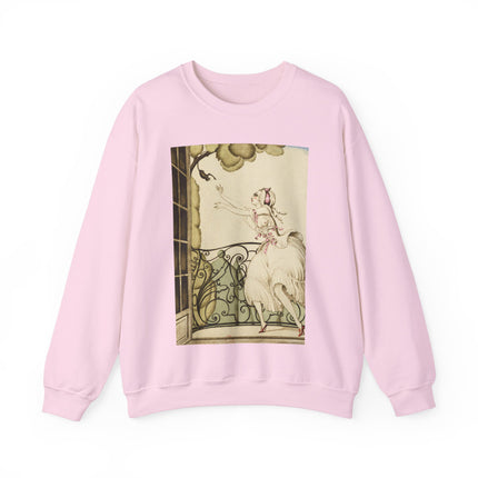 Sur talons rouges (On Red Heels) pl 02 by Gerda Wegener Heavy Blend™ Crewneck Sweatshirt