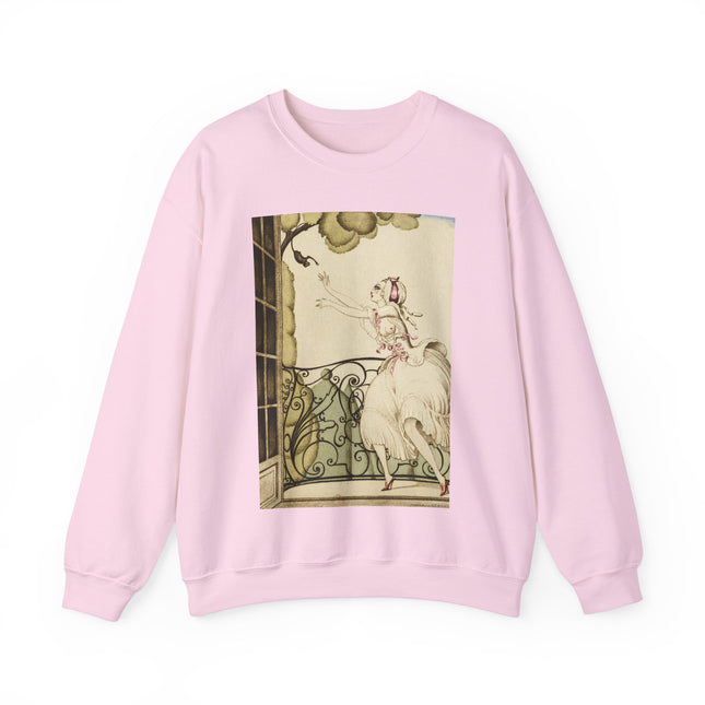 Sur talons rouges (On Red Heels) pl 02 by Gerda Wegener Heavy Blend™ Crewneck Sweatshirt