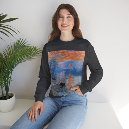 Sunrise by Claude Monet Heavy Blend™ Crewneck Sweatshirt