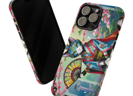 Cyberpunk Geisha Phone Cases