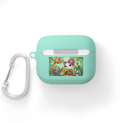 Parrot Dance of the Geisha Kitten AirPods and AirPods Pro Case