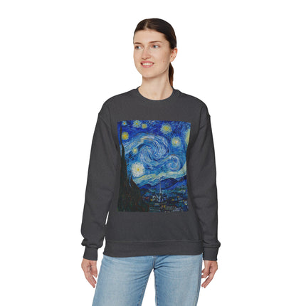 The Starry Night by Vincent Van Gogh Heavy Blend™ Crewneck Sweatshirt