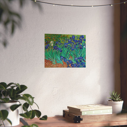 Irises by Vincent Van Gogh Matte Horizontal Posters