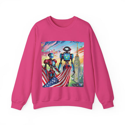 High Fashion Cyberpunk CIA Robots Unisex Heavy Blend™ Crewneck Sweatshirt