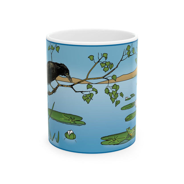 The Crow and the Frog Ceramic Mug 11oz
