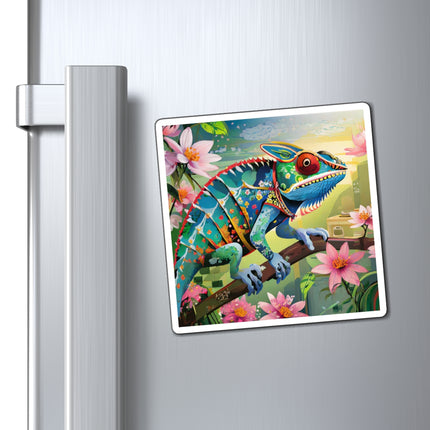 Camouflage Chameleon Magnet (3 Sizes)