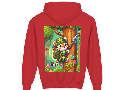 Stealthy Stripes Youth Heavy Blend Hooded Sweatshirt