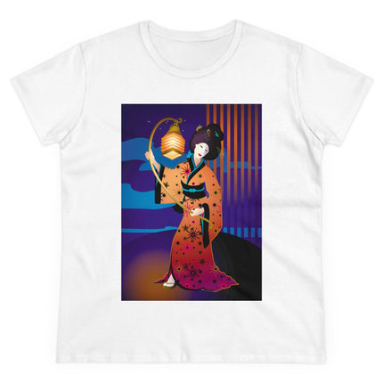 The Enchanting Geisha Women's Midweight Cotton Tee