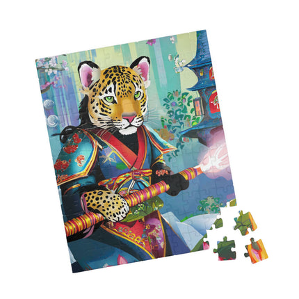 Cyberpunk Leopard Puzzle (110, 252, 520 or 1014-piece)