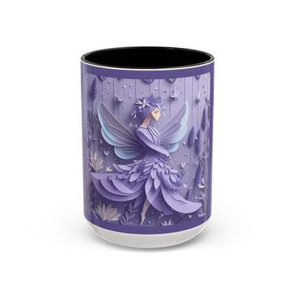 Lavender Fairy Colorful Mugs (11oz, 15oz)