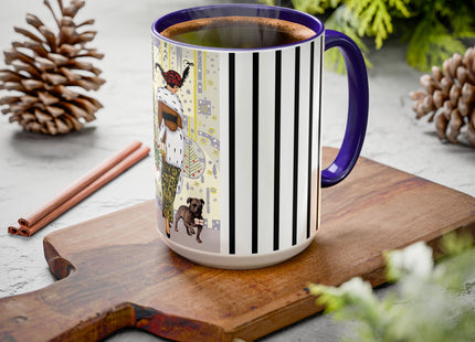 Wrapped in Elegance Colorful Mugs (11oz, 15oz)