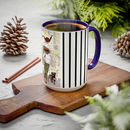 Wrapped in Elegance Colorful Mugs (11oz, 15oz)