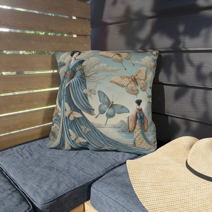 Butterfly Empress Outdoor Pillows – Graceful Butterflies & Timeless Elegance