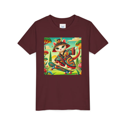Dragon Dance on Wheels Youth Short Sleeve Tee