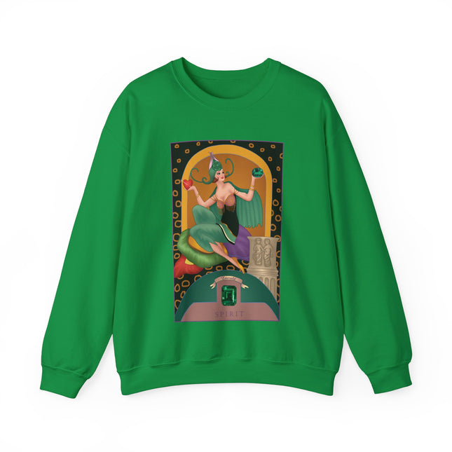 May & Emerald (from the Gem Series) by Sofia Chiostri Heavy Blend™ Crewneck Sweatshirt