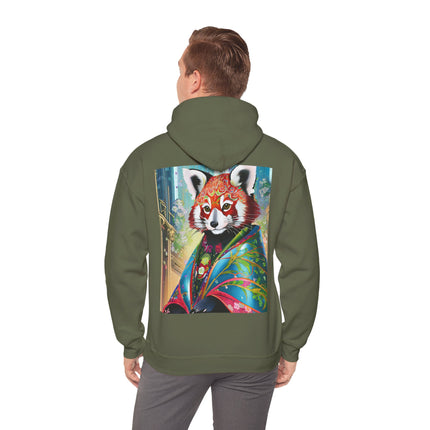 Cybernetic Red Panda – Heavy Blend™ Hooded Sweatshirt
