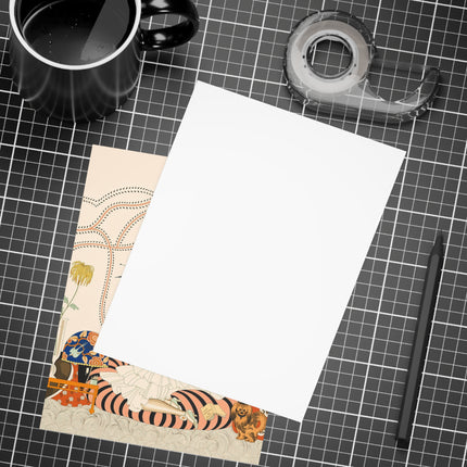 🪞🌸 The Lady In Her Curious Apartment Postcard Bundles – Art Deco Interior Elegance
