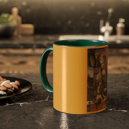 Madonna and Child by Carlo Crivelli Colorful Mugs (11oz, 15oz)
