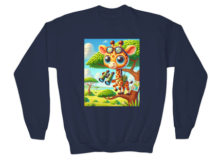 Giraffe Lookout Youth Crewneck Sweatshirt