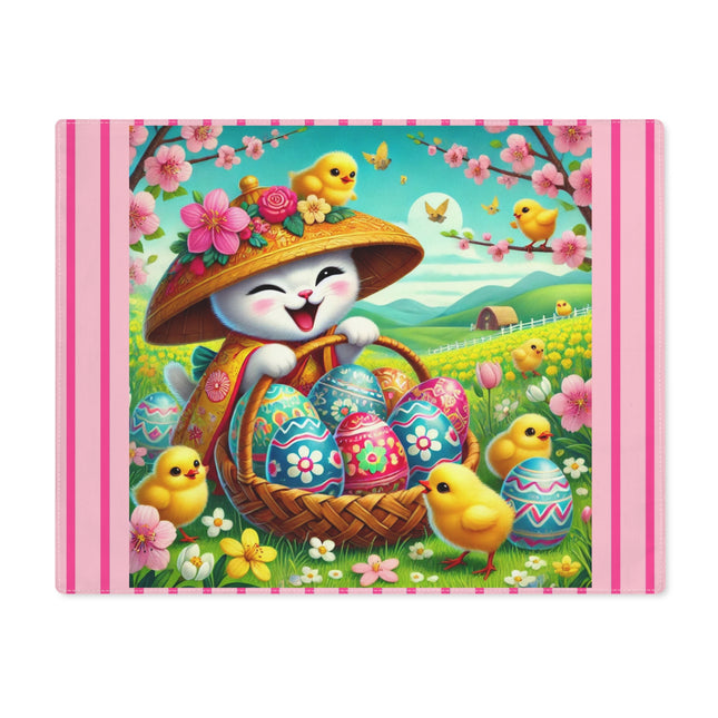 Geisha Kitten’s Easter Delight Placemat, 1pc