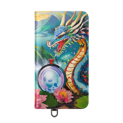 🐉💎 Wisdom's Guardian Flip Case – Dragon's Embrace & Eternal Wisdom