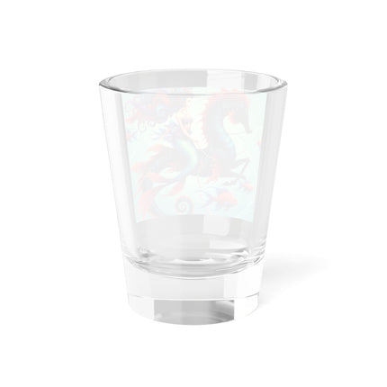 Mermaid & Sea Dragon Shot Glass – Ocean Guardian & Mythic Beauty