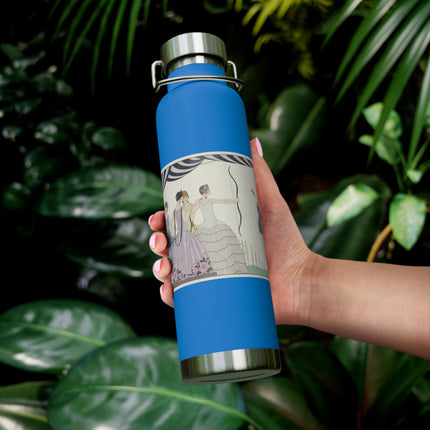 Visez au coeur, belles dames! by George Barbier Copper Vacuum Insulated Bottle, 22oz