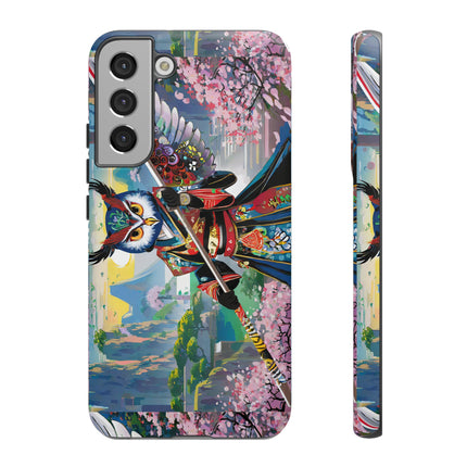 Cyberpunk Samurai Owl Phone Cases