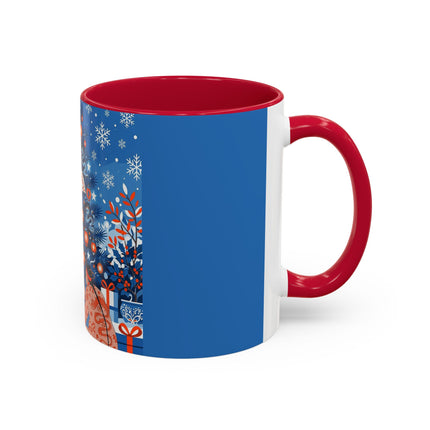 🎋❄️ The Winter Lantern Celebration Colorful Mug – Elegant Asian Christmas Fantasy