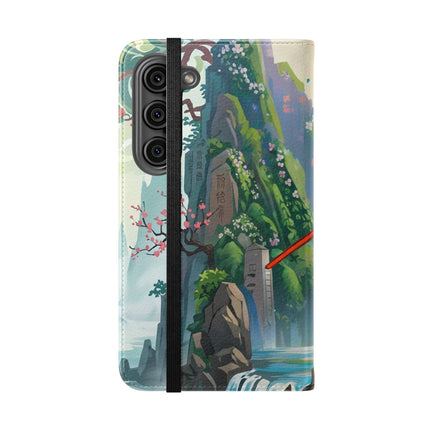 🐘⚔️ Cyberpunk Elephant Samurai Flip Case – Ancient Wisdom & Neon Power