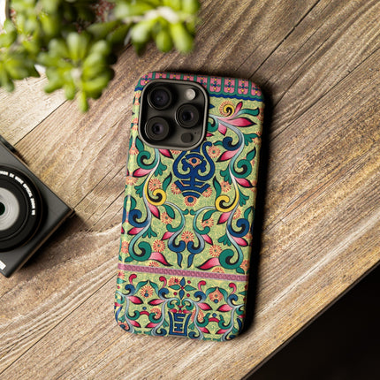 Colorful Flower Pattern by Owen Jones Phone Cases