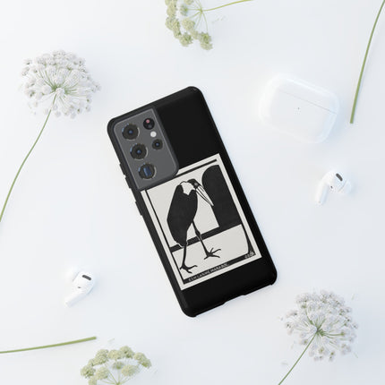 A Lame Marabou by Samuel Jessurun de Mesquita Phone Cases