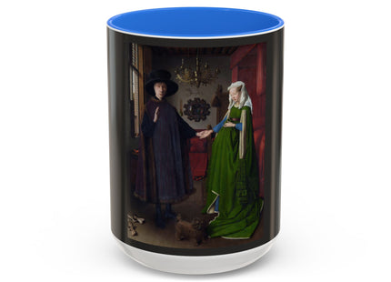 Arnolfini Portrait by Jan Van Eyck Colorful Mugs (11oz, 15oz)