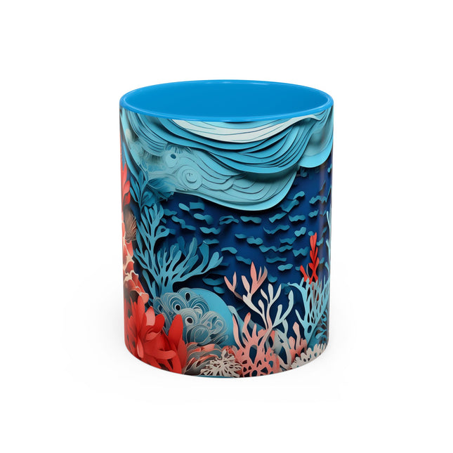 Enchanting Underwater Scene Colorful Mugs (11oz, 15oz)