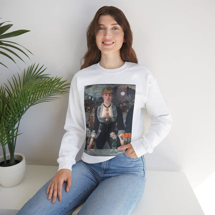 A Bar at the Folies-Bergère by Edouard Manet Heavy Blend™ Crewneck Sweatshirt