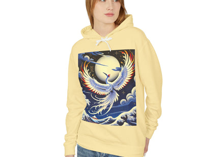 Majestic White Crane Hoodie