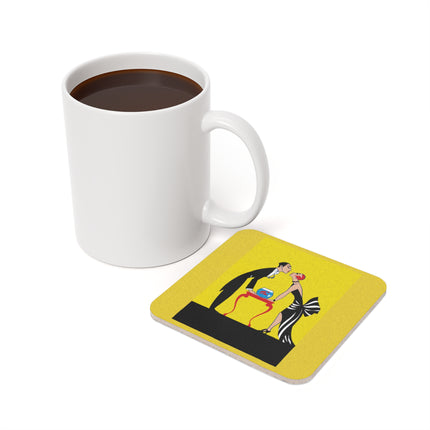 A Moment of Elegance Cork Back Coaster