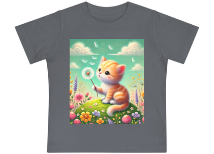 Kitten’s Whispers of Spring Baby Short Sleeve T-Shirt