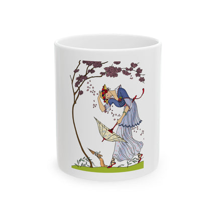 Gust of Wind by George Barbier Ceramic Mug 11oz