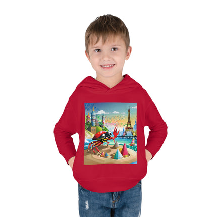 Crab Architect Toddler Pullover Fleece Hoodie