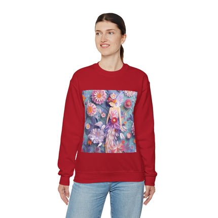 Aster Fairy Unisex Heavy Blend™ Crewneck Sweatshirt