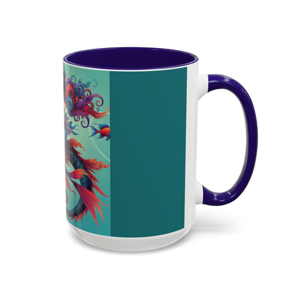 Mermaid & Sea Dragon Mug – Ocean Guardian & Mythic Beauty