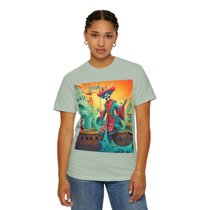 Skeleton Crew of the Misty Seas Unisex Garment-Dyed T-shirt