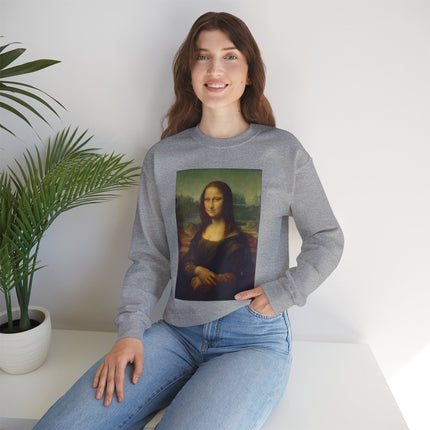 Mona Lisa by Leonardo da Vinci Unisex Heavy Blend™ Crewneck Sweatshirt