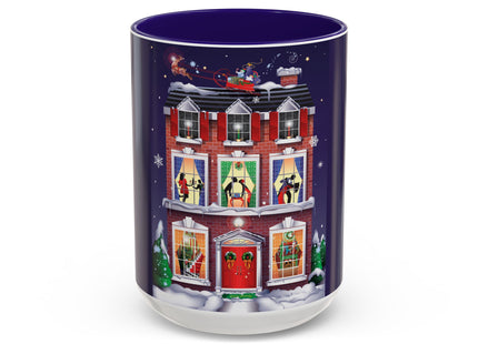 A Christmas Eve Celebration Colorful Mugs (11oz, 15oz)